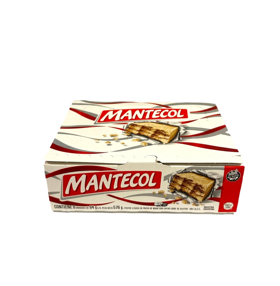 Mantecol 64 gr x caja de 9 uds