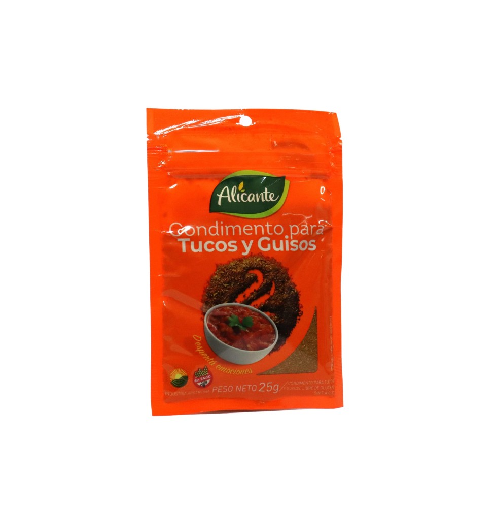 Condimento para Tucos y guisos 25 gr.