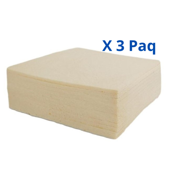 Pan de Miga ( 9 mm) 12 planchas de 27 x 27  x 3 paquetes