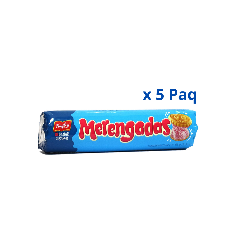 Galletitas Merengadas  93 Gr  x 5 Paquetes