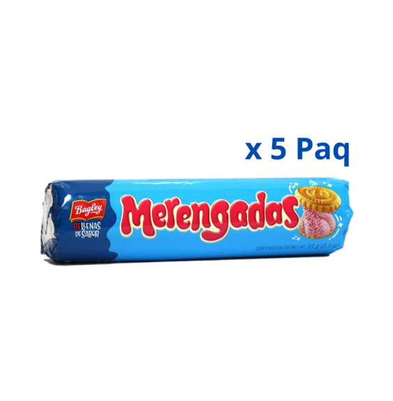 Galletitas Merengadas  93 Gr  x 5 Paquetes