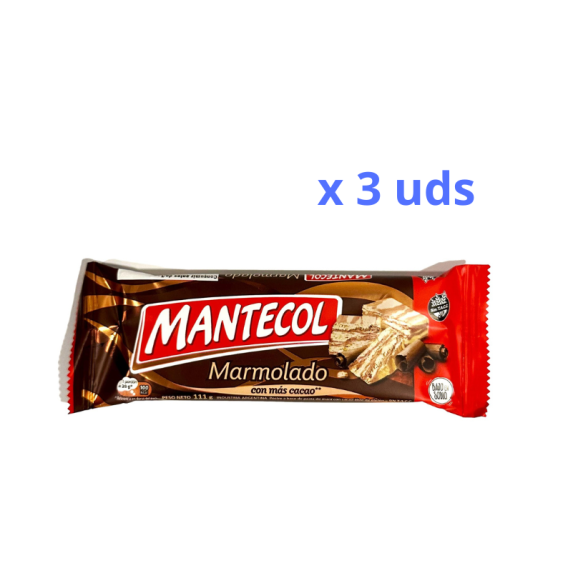 Mantecol Marmolado 111gr  x 3 uds