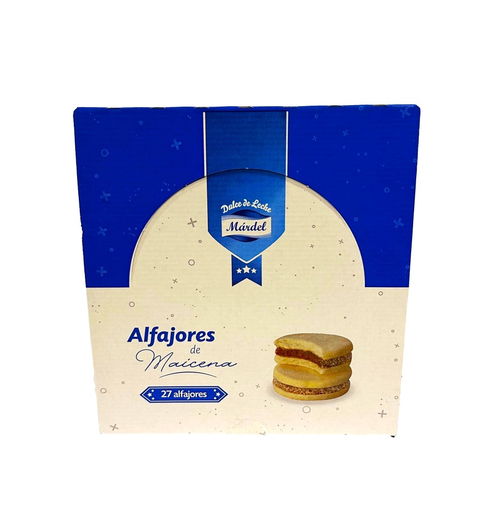 Alfajores de Maicena Mardel caja x 27 uds