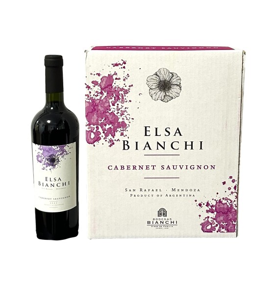 Elsa Bianchi Cabernet Sauvignon 750 ml Caja de 6 Botellas