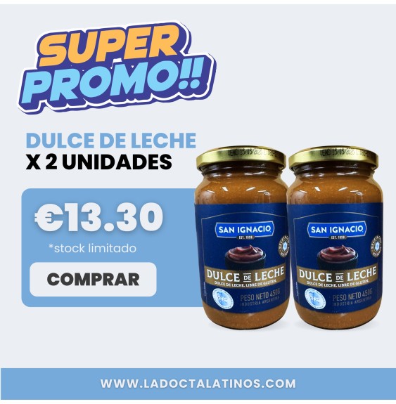 Dulce de Leche San Ignacio 450gr x 2 Unidades