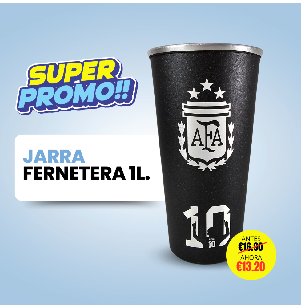 Vaso Jarra fernetero Selección Argentina.