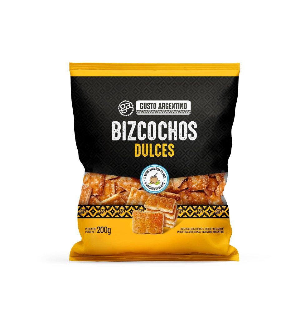 Bizcochos Dulces Gusto argentino 200gr