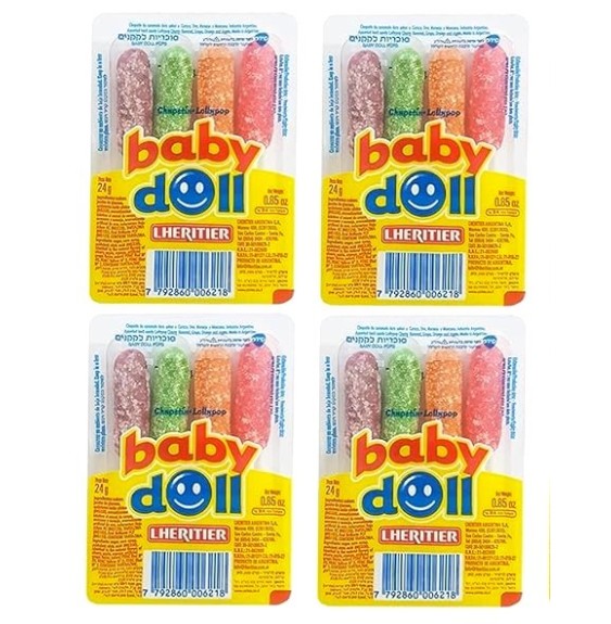 Chupetin Baby Doll Lheriter  x 4 Blister