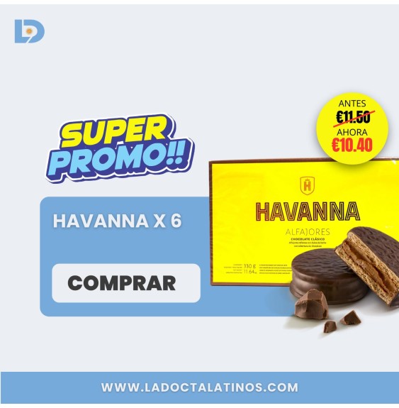 Alfajor Havanna Mixtos  x 6 uds