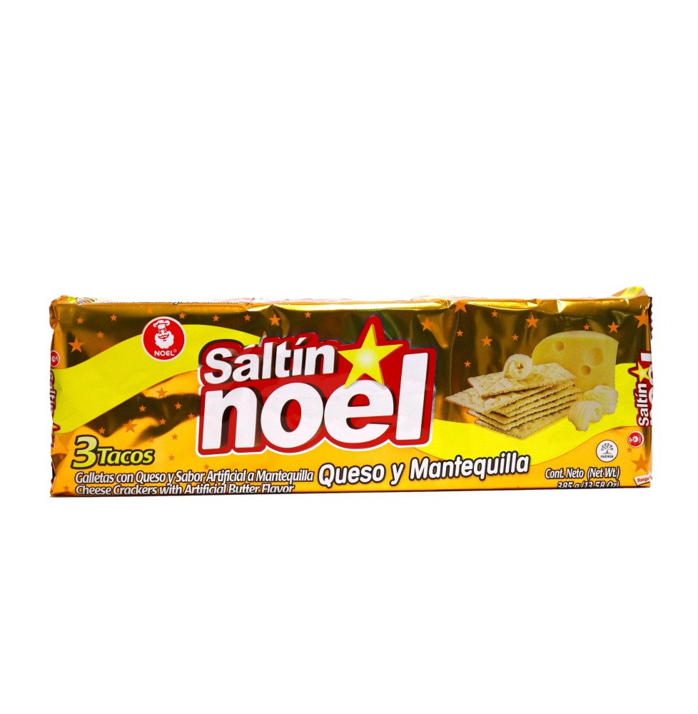 Galletas Saltin Noel Queso y Mantequilla  312 Gr