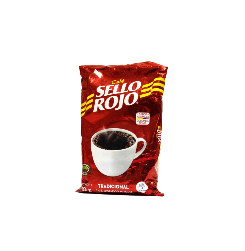 Café Tostado y Molido  tradicional Sello Rojo 250g