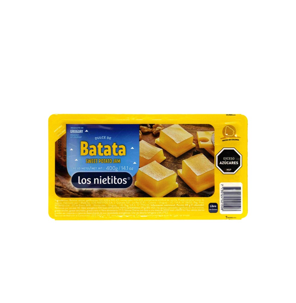 Dulce de Batata Los Nietitos 400 gr.