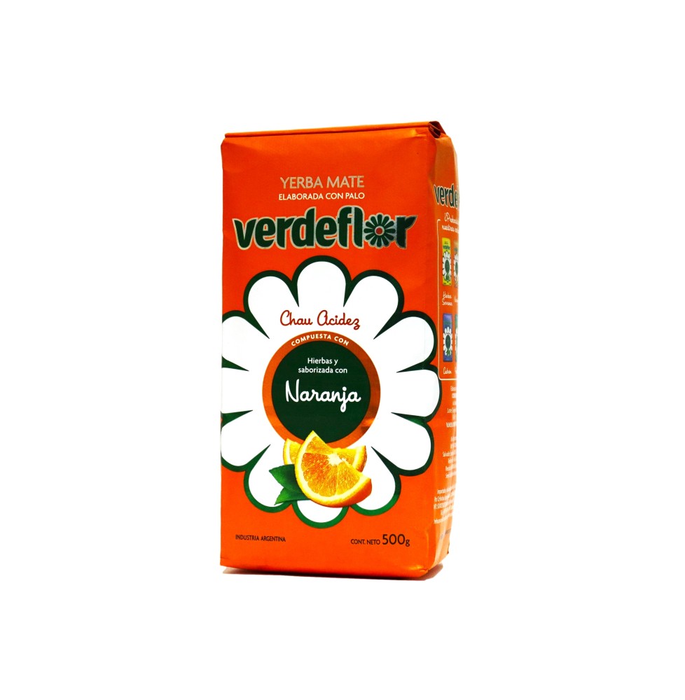 Yerba Mate Verdeflor Naranja 500g