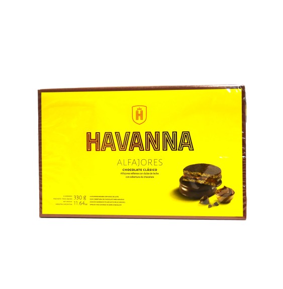 Alfajor Havanna chocolate clásico x 6 uds