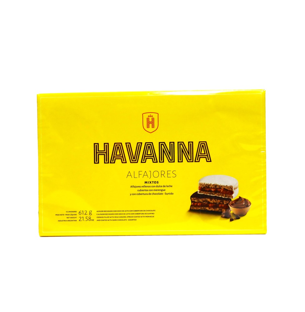 Alfajor Havanna Mixtos  x 12 uds