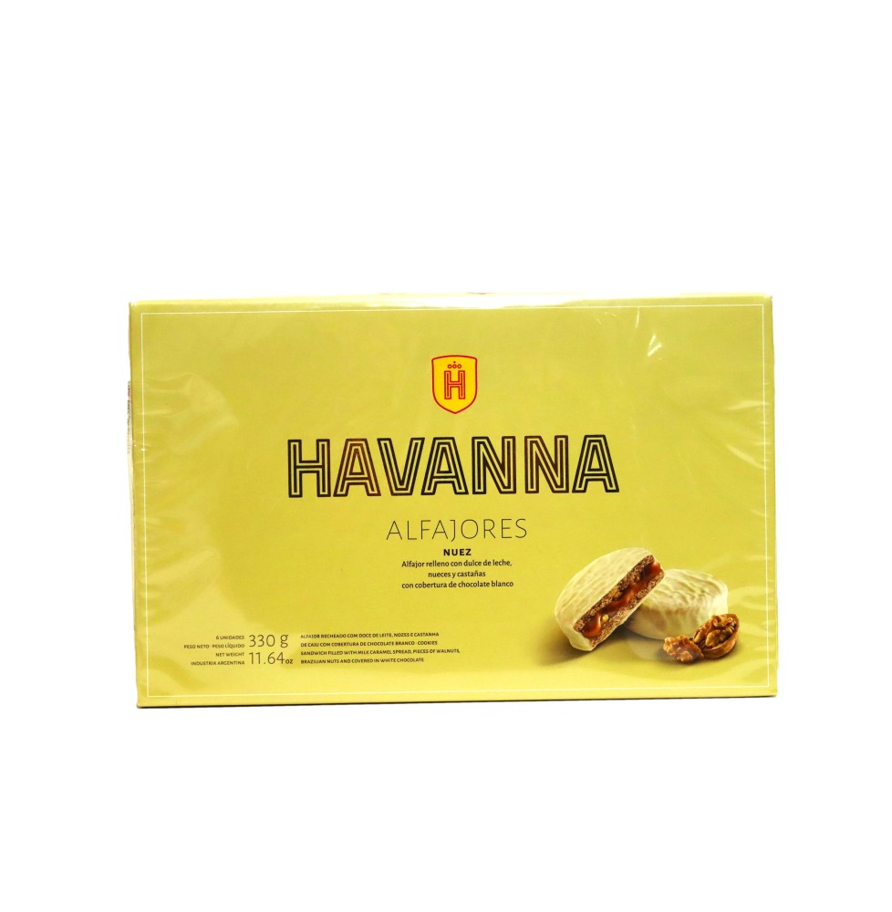 HAVANNA ALFAJORES - CHOCOLATE - 12 - 660g - ARGENTINA