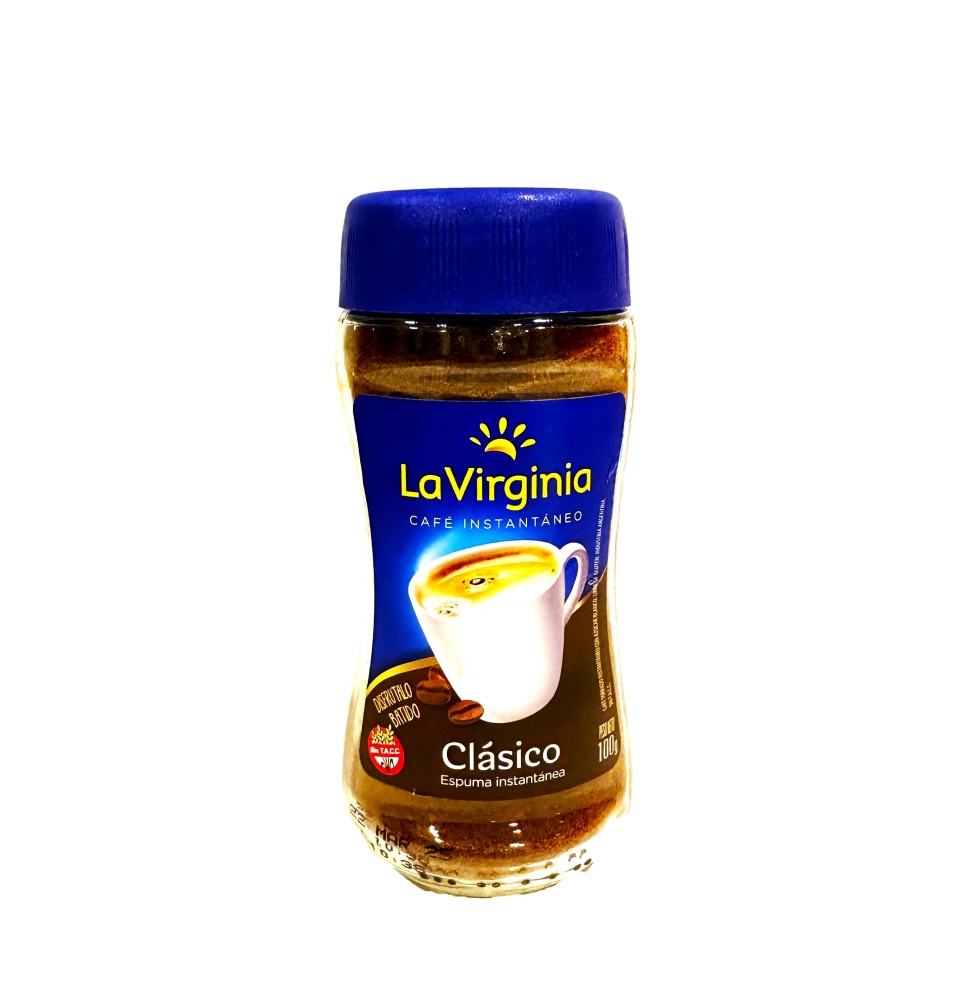 Café La Virginia Instantáneo suave 100 gr