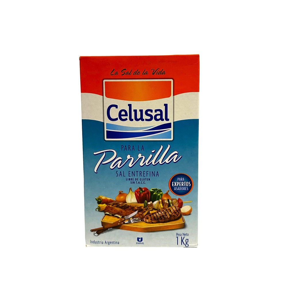 Sal entrefina Celusal Parrillera 1kg